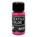 Creativ company textile color semi-dekkende textielverf - roze, 50ml
