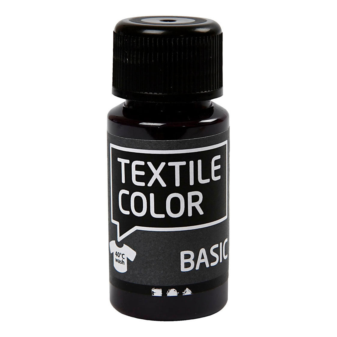 Creativ company textile color semi-dekkende textielverf - rood paars, 50ml