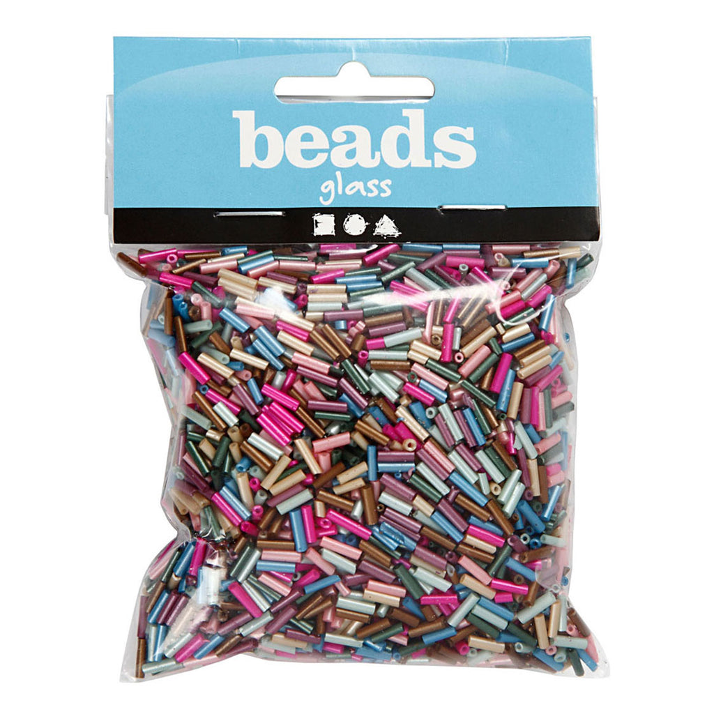 Creativ company kralen mix metallic kleuren, 130 gram