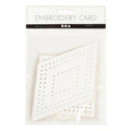 Creativ company kruissteken karton, geometrisch, afm 10-17 cm, wit, 20 stuk 1 doos