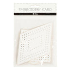 Creativ company kruissteken karton, geometrisch, afm 10-17 cm, wit, 20 stuk 1 doos