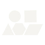 Creativ company kruissteken karton, geometrisch, afm 10-17 cm, wit, 20 stuk 1 doos