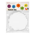 Creativ company bloemen, d 20 cm, 400 gr, wit, 5x3 stuk 1 doos