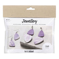 Creative company mini hobbyset sieraden oorbellen paars