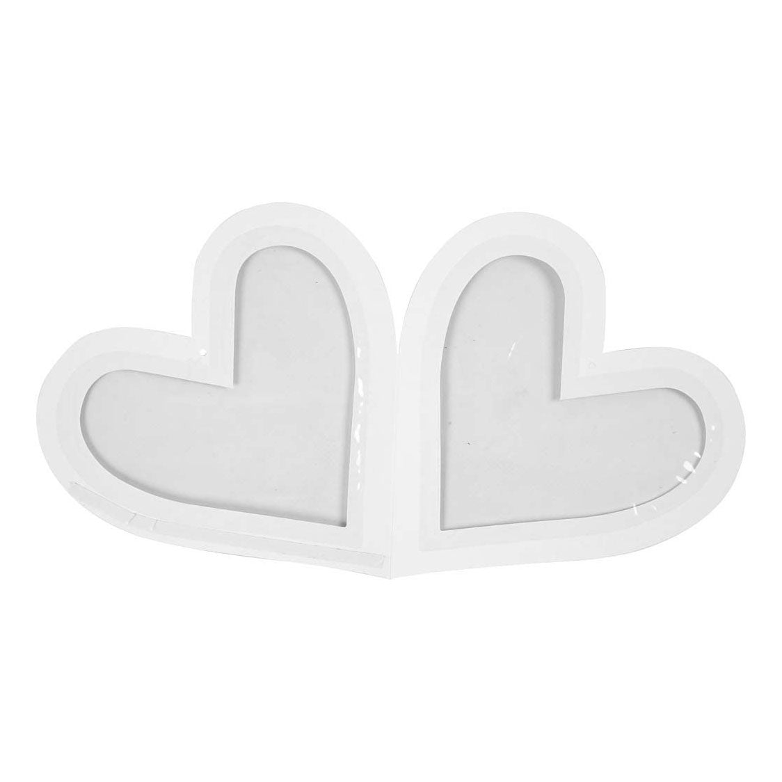 Harten lijsten, afm 18x18 cm, 230 gr, wit, 16 stuk 1 doos