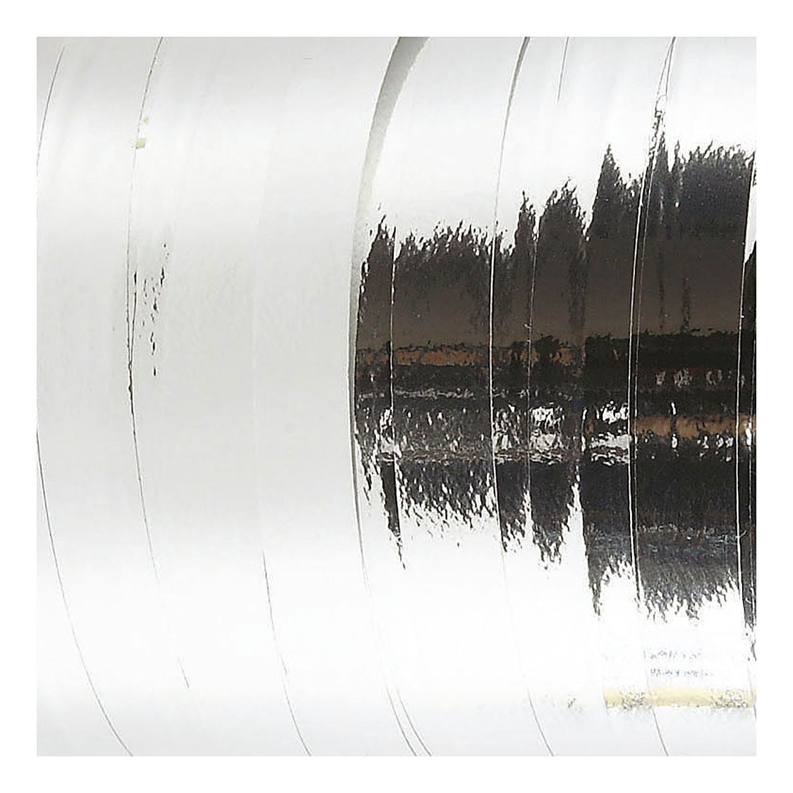 Creativ company cadeaulint, b: 10 mm, glossy, zilver metallic, 250 m 1 rol