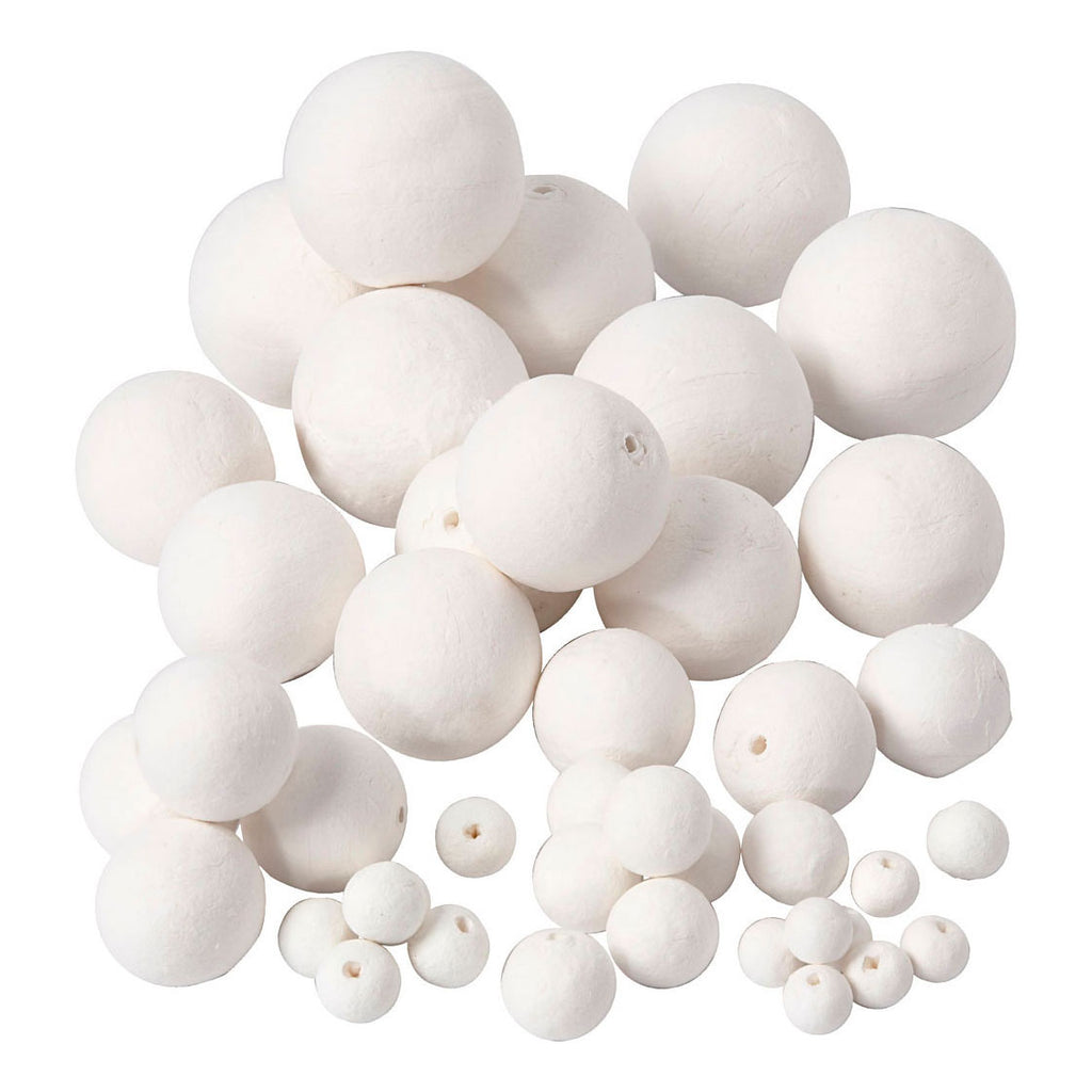 Creativ company katoen ballen wit, 42st.
