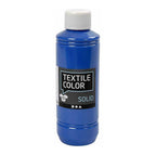 Creativ company textile color dekkende textielverf - brilliant blauw, 250ml