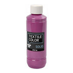 Creativ company textile color dekkende textielverf - fuchsia, 250ml