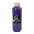 Creativ company textile color dekkende textielverf - paars, 250ml