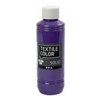 Creativ company textile color dekkende textielverf - paars, 250ml