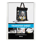 Creativ company transfer vellen, vel 21,5x28 cm, voor donker en licht textiel, wit, 3 vel 1 doos