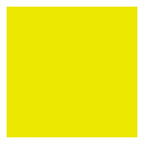 Creativ company textile color semi-dekkende textielverf - neon geel, 500ml