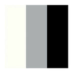Creativ company plus color marker - zwart off-white rain grey, 3st.