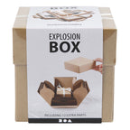 Creativ company explosion box geschenkdoos naturel set