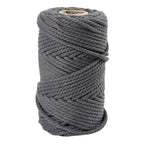Creativ company macrame koord grijs, 55m