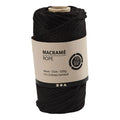 Creativ company macrame koord zwart, 55m