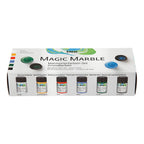 Creativ company magic marble-verf, 6x20ml