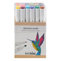 Creativ company tekenstift kleuren, 24st. dubbelzijdig