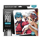 Creativ company hobbyset illustratie manga en stripboekhelden kleurset