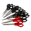 Schoolschaar, l: 14 cm, rechts- linkshandig, zwart, rood, 12 stuk 1 doos
