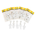 Creativ company figuren van textiel met sleutelhanger, 25st.