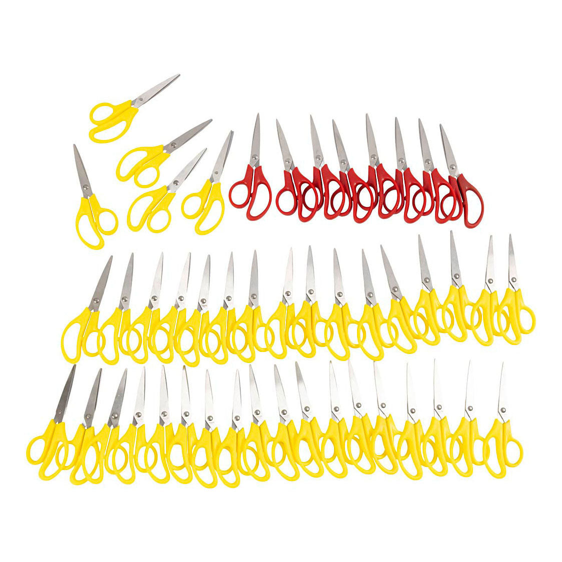 Creativ company kinderscharen, l: 12,5 cm, puntig, rechts- linkshandig, 48 stuk 1 doos