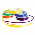 Colorations - satijnen lint 16 spoelen gekleurd, 120mtr.