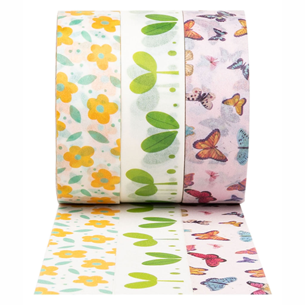 Colorations - washi tape lente 3 rollen, 5mtr.