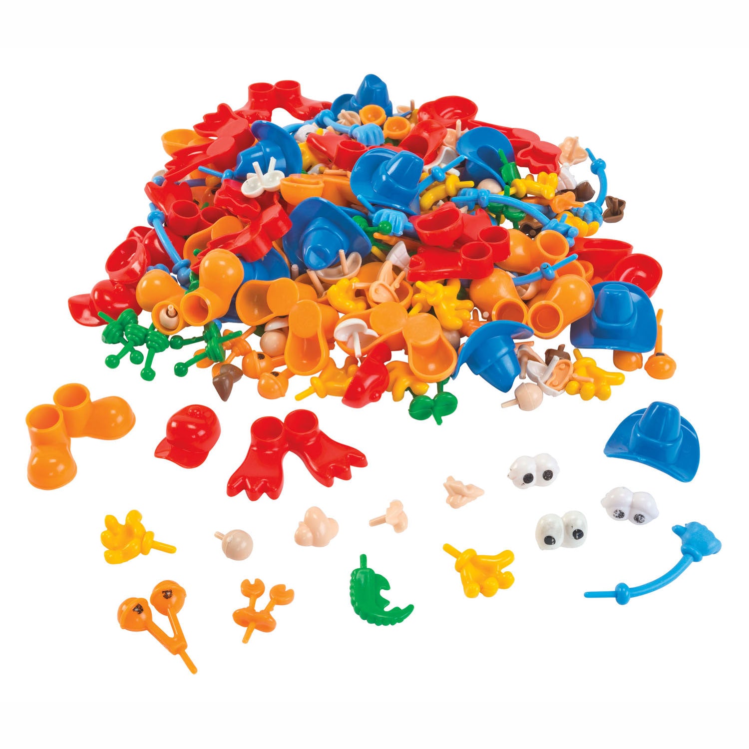 Colorations - creatieve wezens klei accessoires, 130dlg.