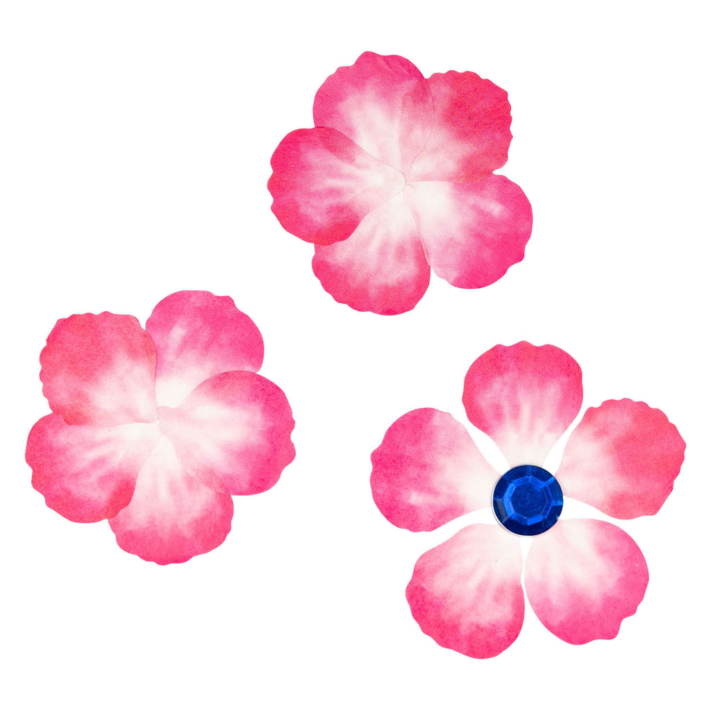 Colorations - washi stickers - roze bloemblaadjes, 80st.