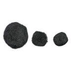 Colorations - pom poms zwart, 100st.