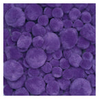 Colorations - pom poms paars, 100st.