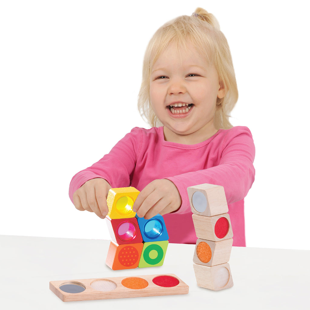 Wonder-world wonderworld houten zintuigblokken