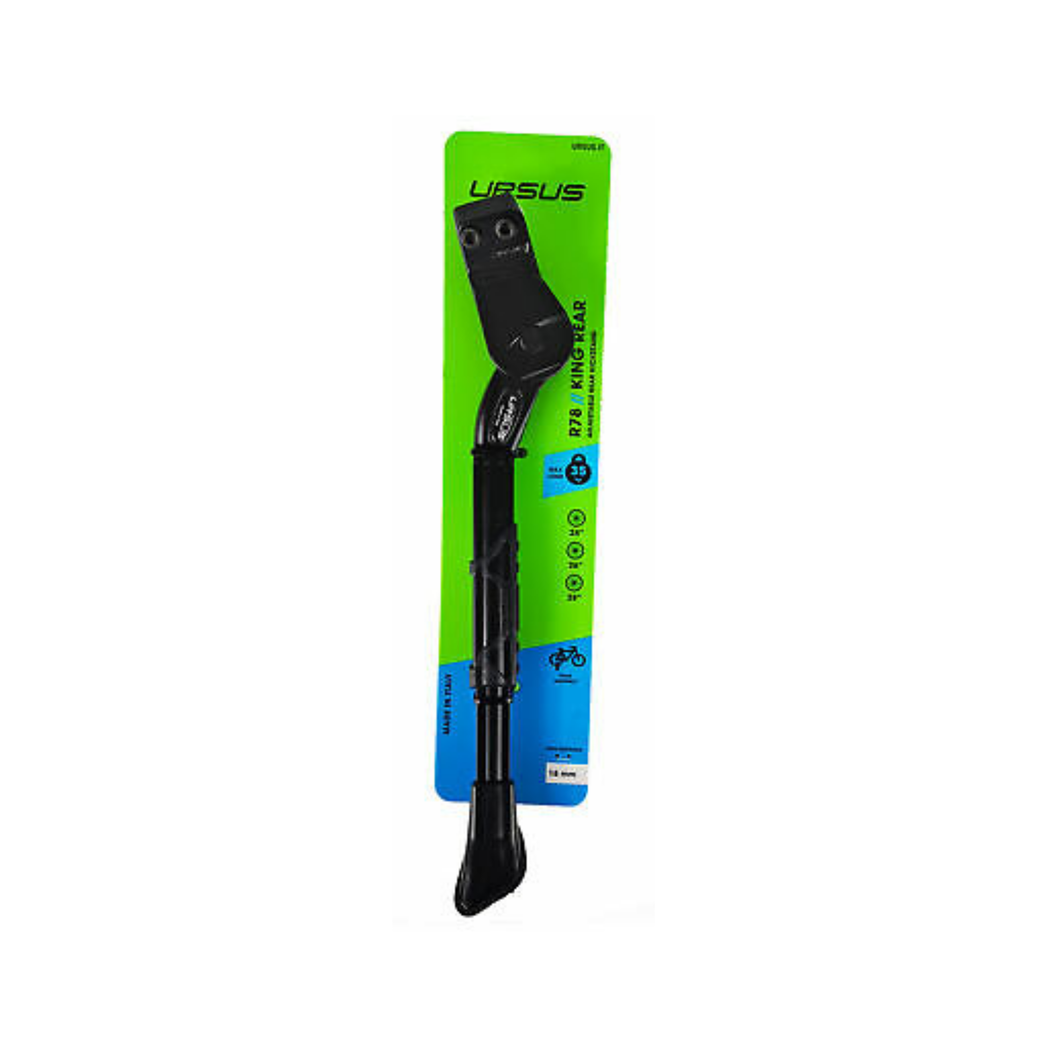 Ursus achtervorkstandaard r78 - king rear rear kickstand r78 king rear 18mm