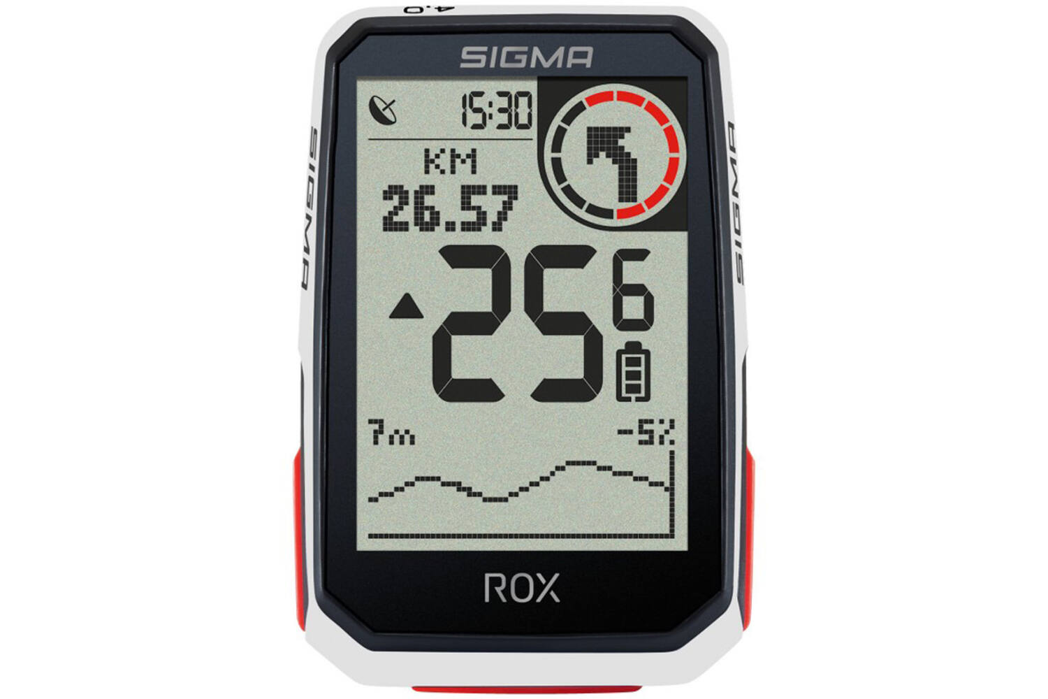 Sigma rox 4.0 gps zw wit hr stuurhouder + ant + ble borstriem