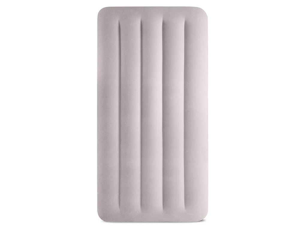 Intex prestige mid-rise luchtbed met usb pomp - eenpersoons