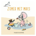 Witte leeuw zomer met muis