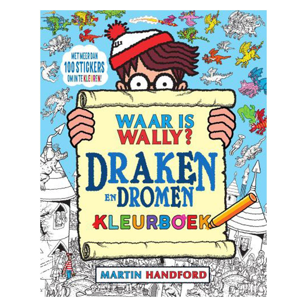 Wpg uitgevers waar is wally? draken en dromen kleurboek