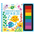 Wpg uitgevers stempelen met je vingers - diep in de zee