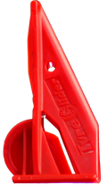 Tyre glider ergonomische bandenafnemer 7,8 x 4,3 cm rood