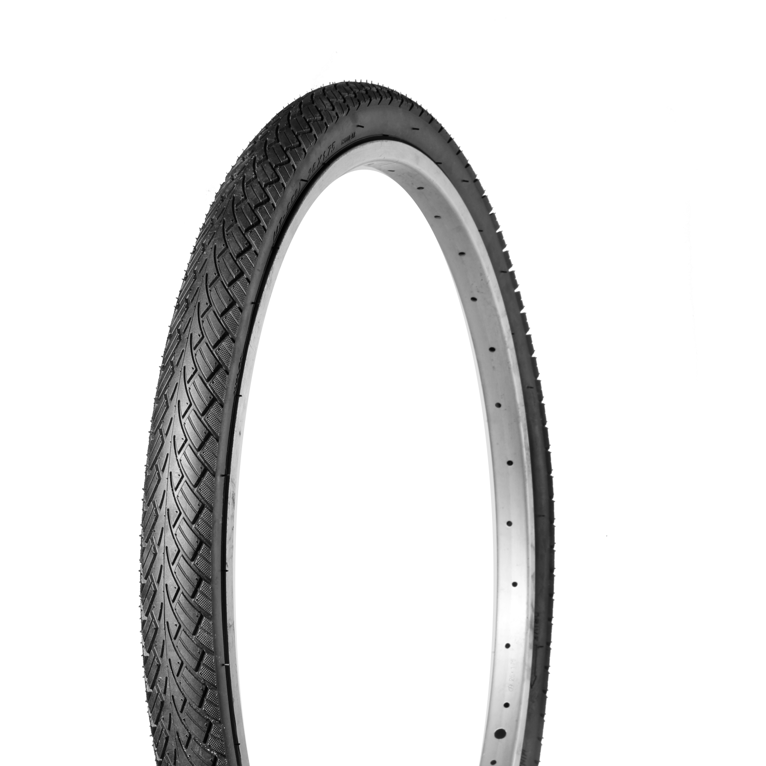 Hakuba buitenband, zwart zonder reflectie, 24x1.75, etrto 47-507