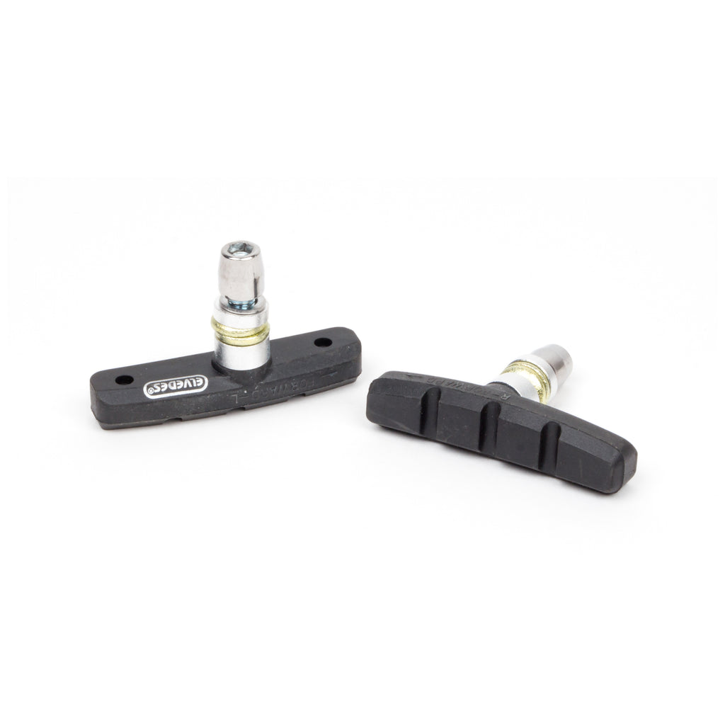 remblokken V-brake 60 x 14 mm zwart 2 stuks