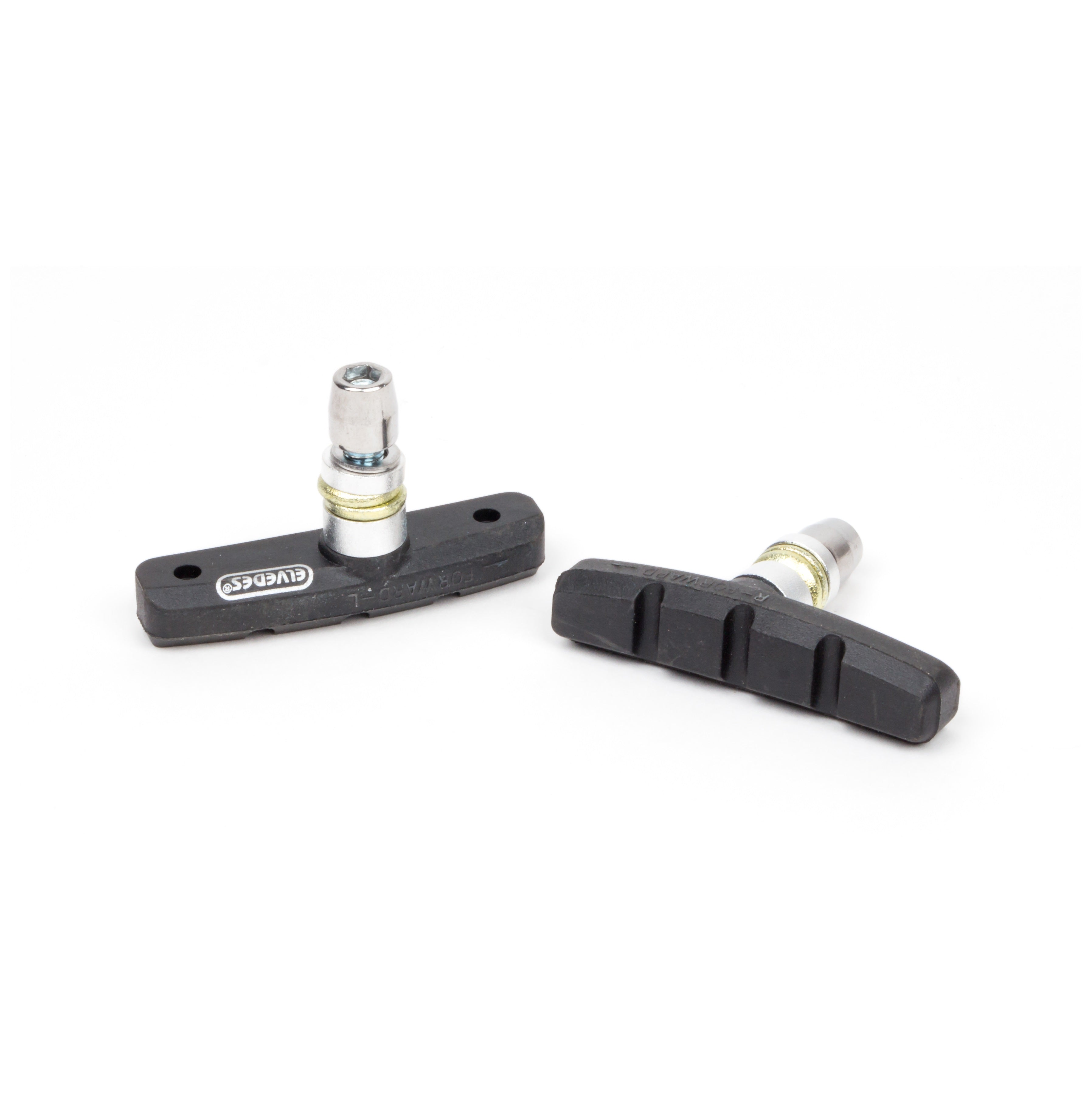 remblokken V-brake 60 x 14 mm zwart 2 stuks