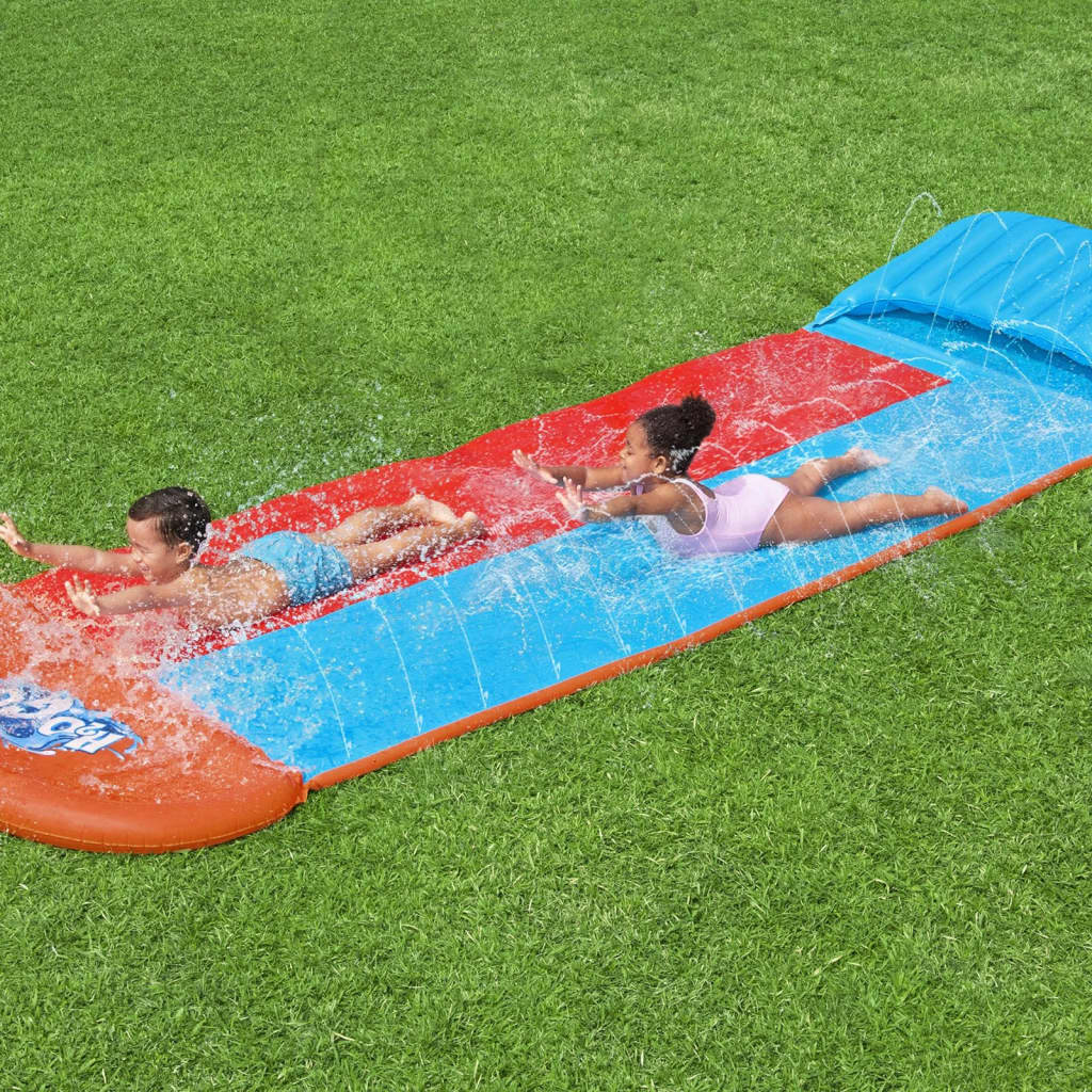 Bestway h2ogo waterglijbaan tsunami splash ramp double slide