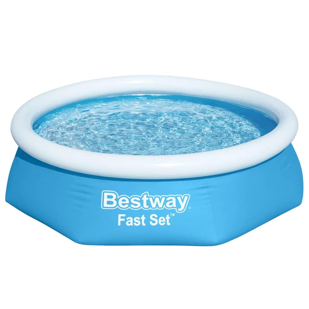 Bestway zwembad fast set opblaasbaar rond 244x61 cm 57265