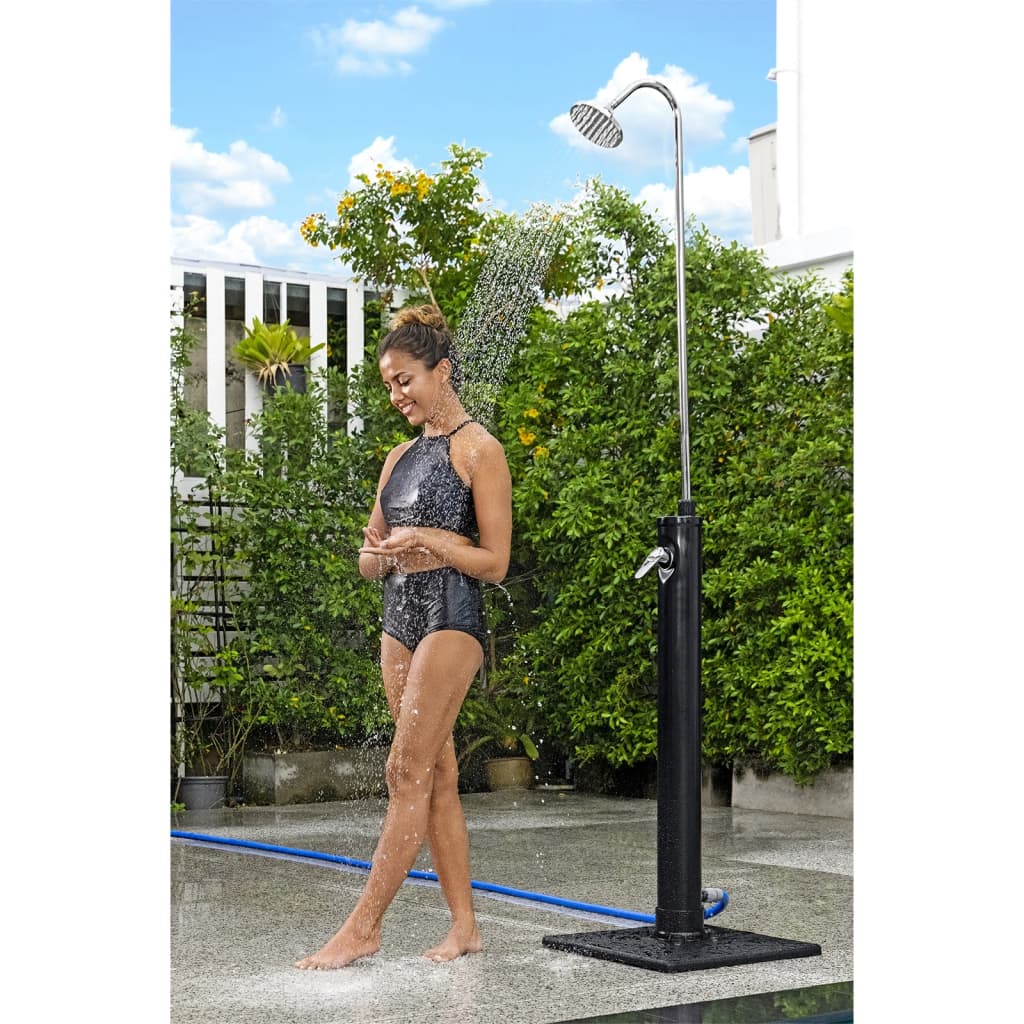 Bestway buitendouche solar flow 8 l zwart