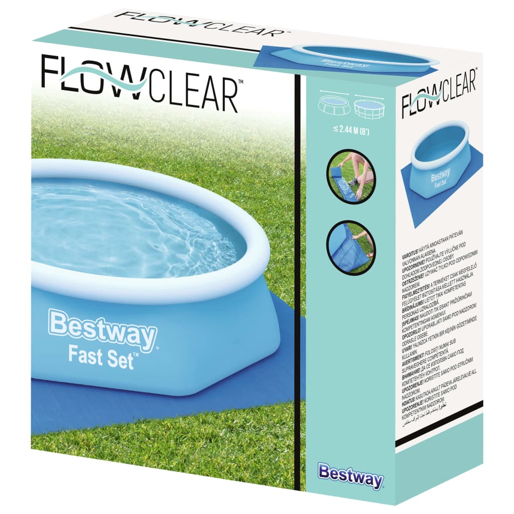 Bestway zwembadgrondzeil flowclear 274x274 cm