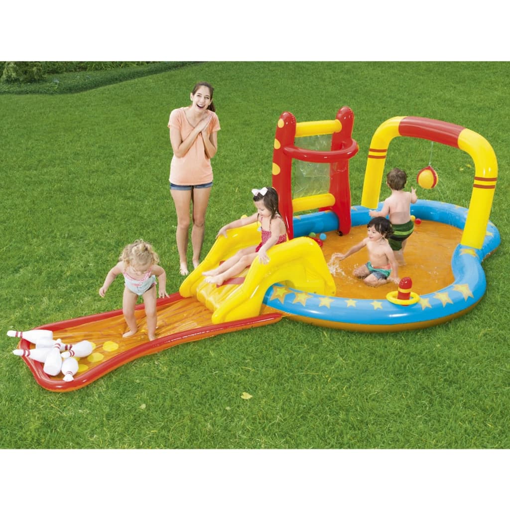 Bestway opblaasbaar speelcenter lil' champ, 435x213x117cm