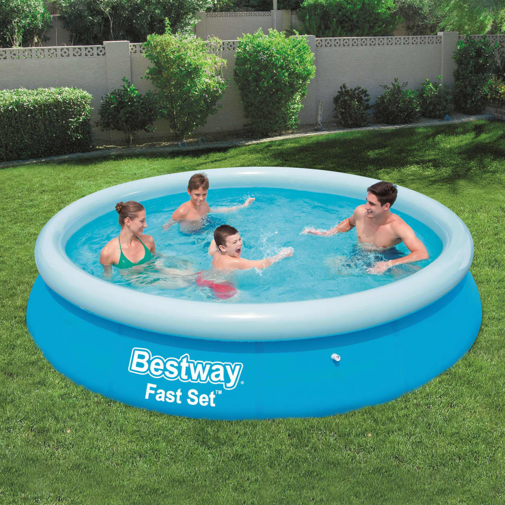 Bestway zwembad fast set rond 366 (blauw lichtblauw)